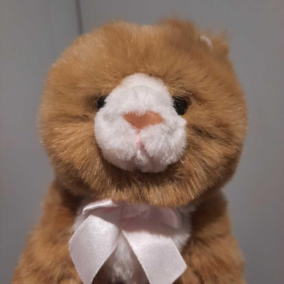 ADORABLE VINTAGE ORANGE TABBY CAT PLUSH PURR-FECTION BY MJC 1992 MINT CONDITION - Picture 3 of 5